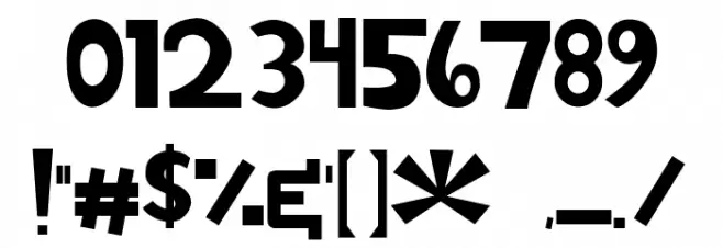 VEZTRO Font OTHER CHARS