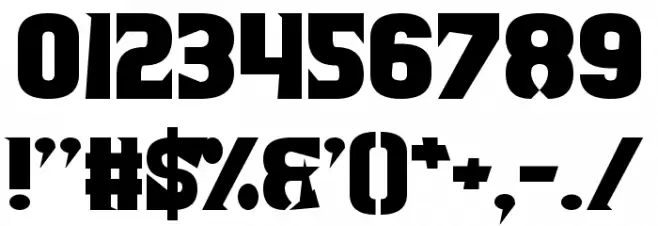 Veal Nerve Font OTHER CHARS