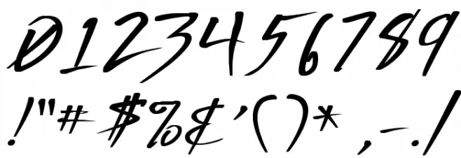 Vecker Bold Font OTHER CHARS