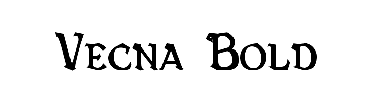 Vecna Bold  font caratteri gratis