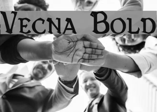 Vecna Bold Font examples