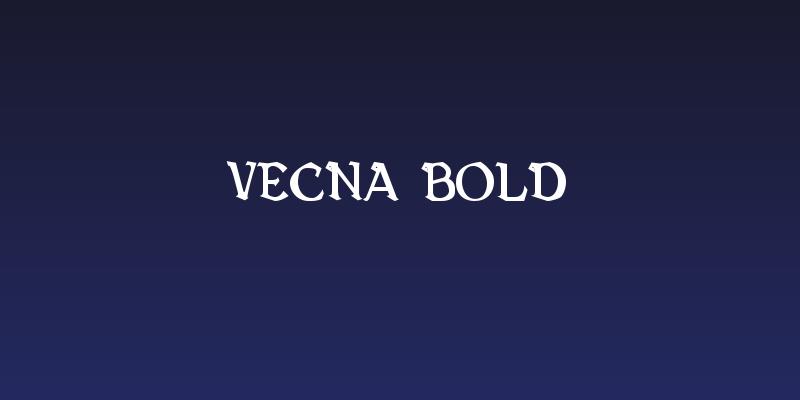 Vecna Bold Social Header