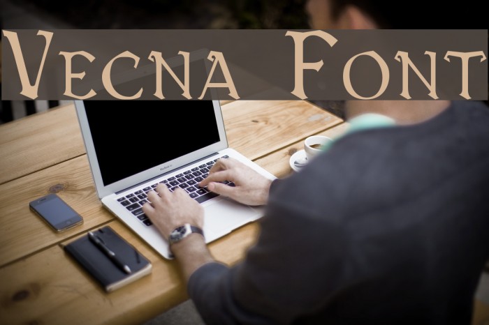 Vecna Font examples