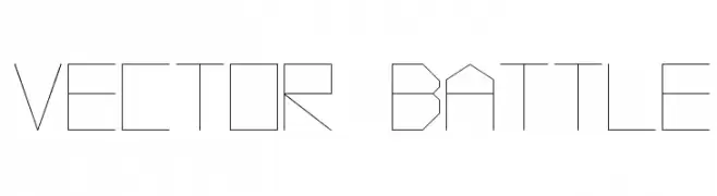 Vector Battle  font caratteri gratis