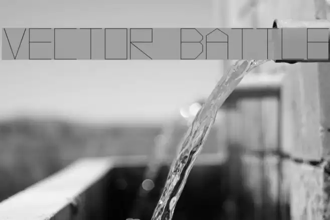 Vector Battle フォント examples