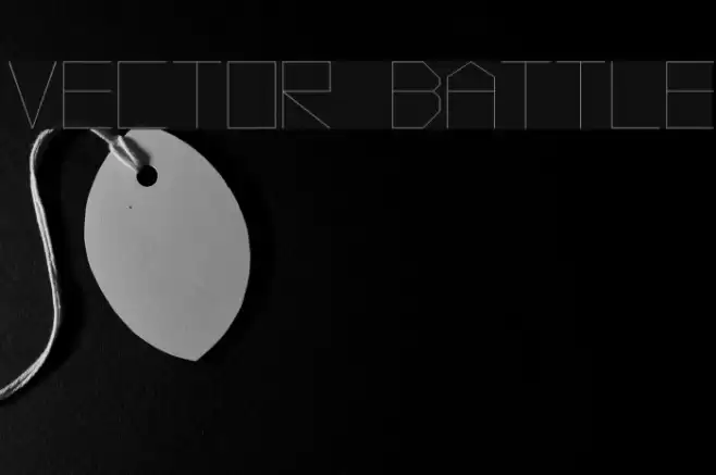 Vector Battle フォント examples
