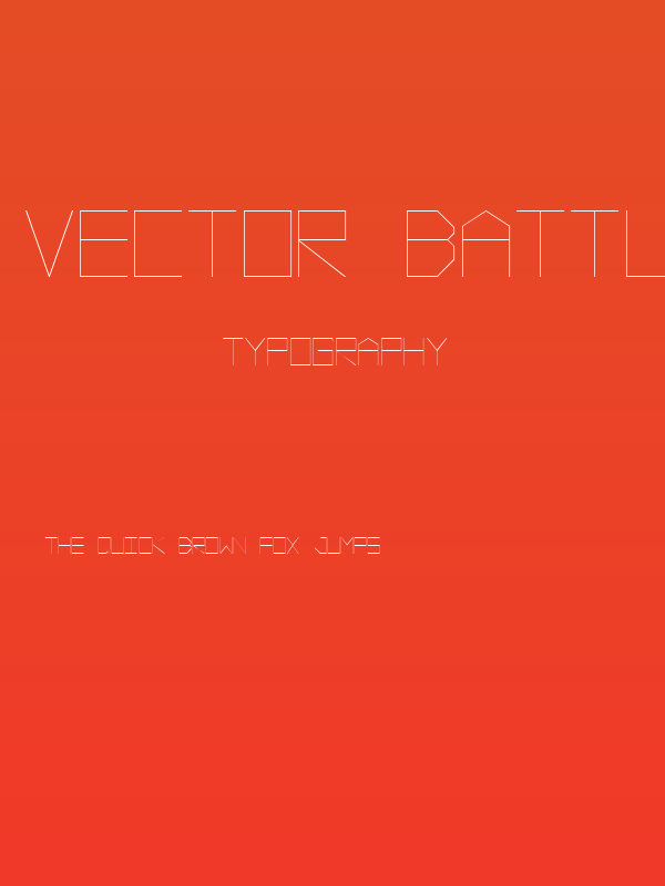 Vector Battle Poster