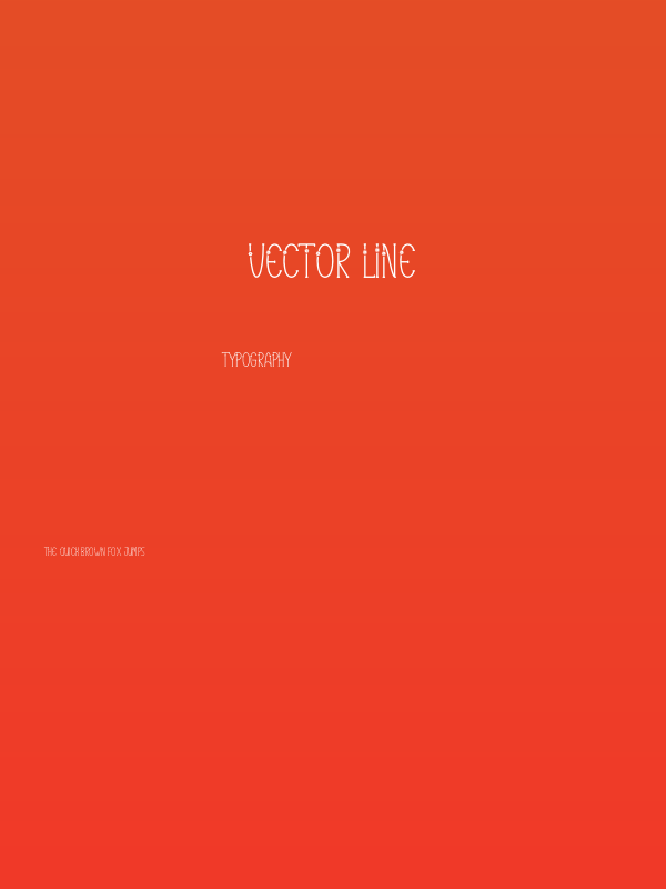 Vector Line Poster