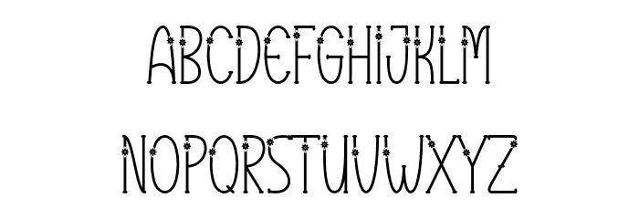 Vector Line フォント 小文字