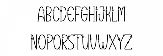 Vector Line フォント 小文字
