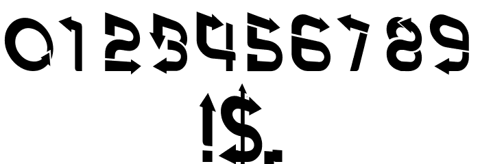 Vector Regular Font OTHER CHARS