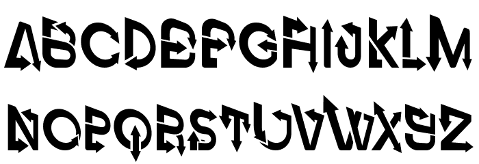 Vector Regular Font LOWERCASE