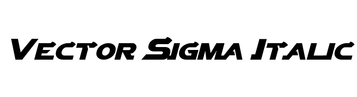 Vector Sigma Italic  नि: शुल्क फ़ॉन्ट्स डाउनलोड