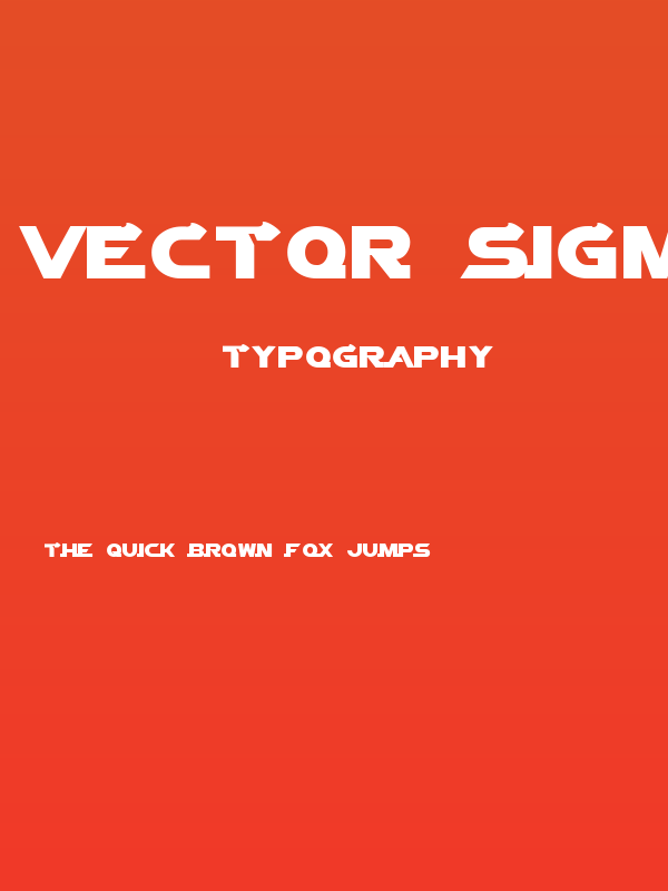 Vector Sigma Normal Poster