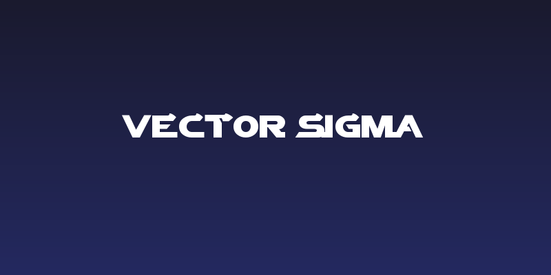 Vector Sigma Social Header