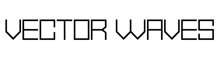 Vector Waves  font caratteri gratis