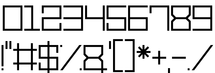 Vector Waves Font OTHER CHARS