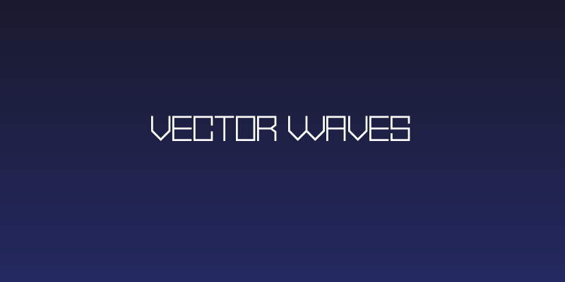 Vector Waves Social Header