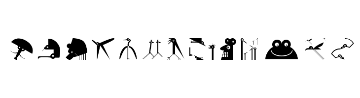 VectorAnimals  Free Fonts Download
