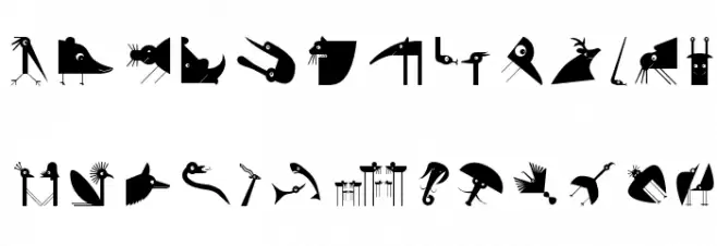 VectorAnimals Fonte MAIÚSCULAS