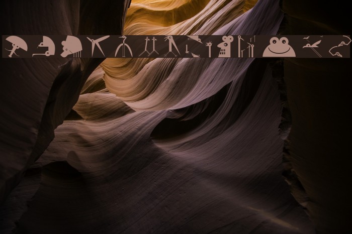 VectorAnimals Font examples