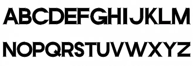 VectorBlack 字体 大写