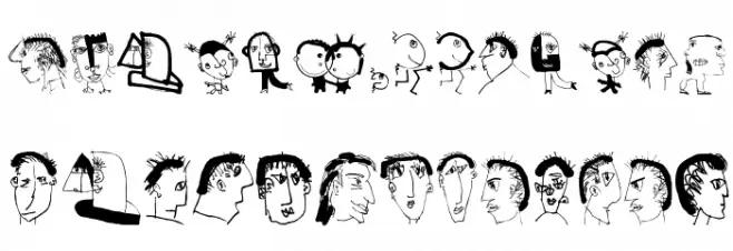 VectorFaces फ़ॉन्ट लोअरकेस
