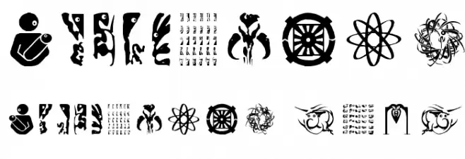 VectorPaintingOne Font OTHER CHARS