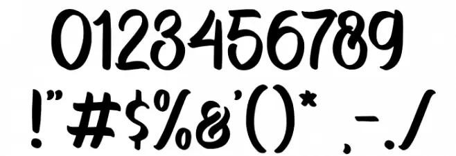 VectorType Font OTHER CHARS