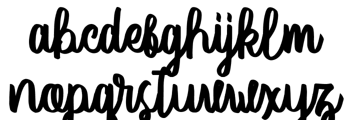 VectorType Font LOWERCASE