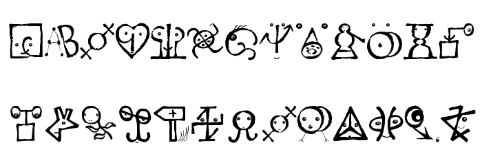 VectorizedSignets Font LOWERCASE