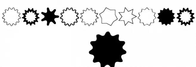 VectoryStarFrames Font OTHER CHARS