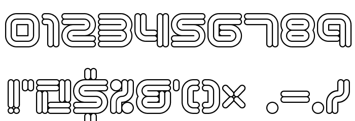 Vectroid Astro Font OTHER CHARS