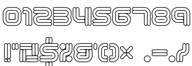 Vectroid Astro Schriftart Anderer Schreiben