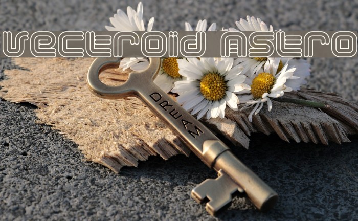 Vectroid Astro Font examples