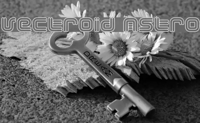 Vectroid Astro Schriftart examples