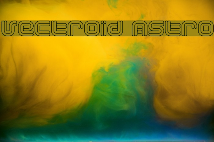 Vectroid Astro Font examples
