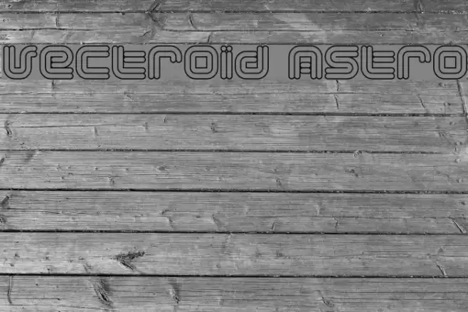 Vectroid Astro Schriftart examples
