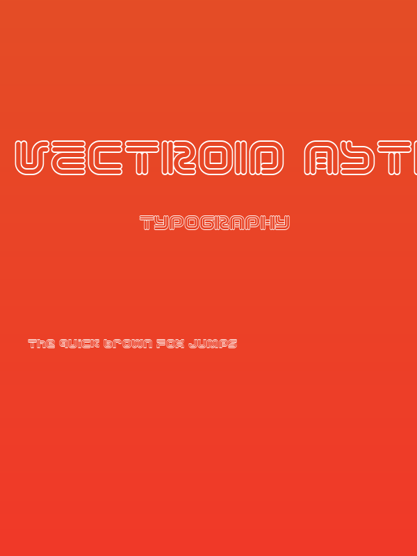 Vectroid Astro Poster
