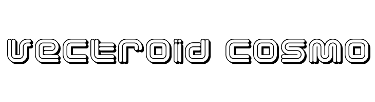 Vectroid Cosmo  font caratteri gratis