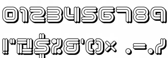 Vectroid Cosmo Font OTHER CHARS