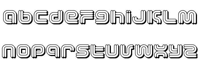 Vectroid Cosmo Font LOWERCASE