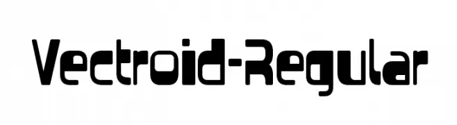 Vectroid-Regular  Frei Schriftart Herunterladen