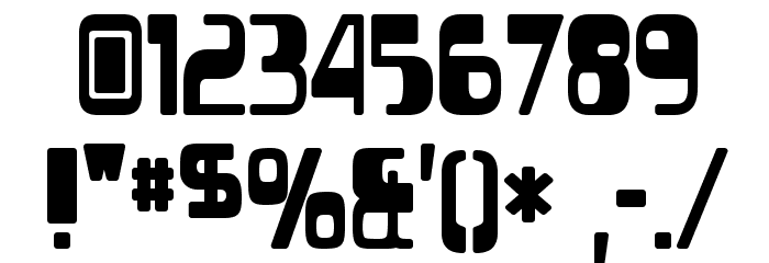 Vectroid-Regular Font OTHER CHARS