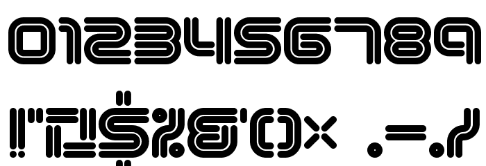 Vectroid Font OTHER CHARS