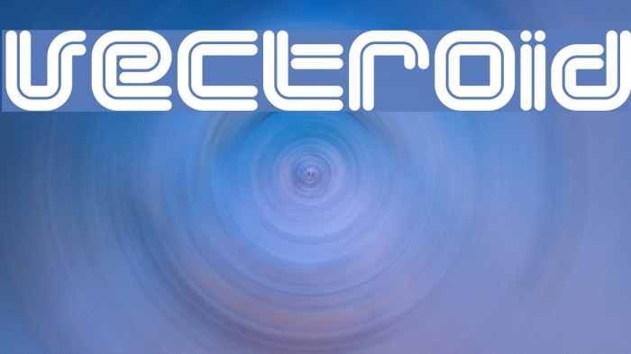 Vectroid Font examples