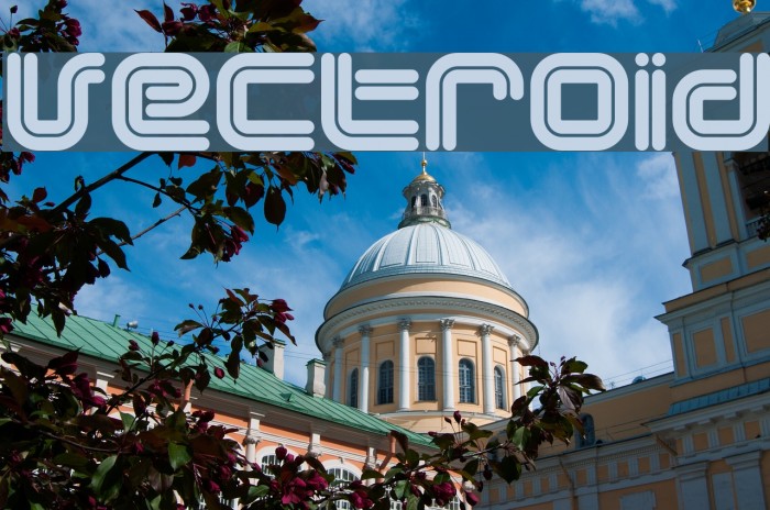 Vectroid Font examples