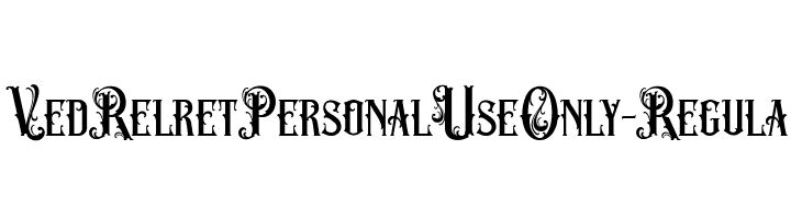 VedRelretPersonalUseOnly-Regula  Fuentes Gratis Descargar