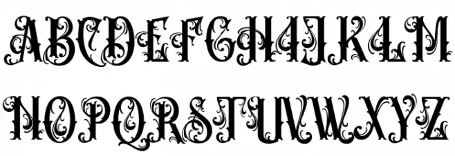 VedRelretPersonalUseOnly-Regula 字体 大写