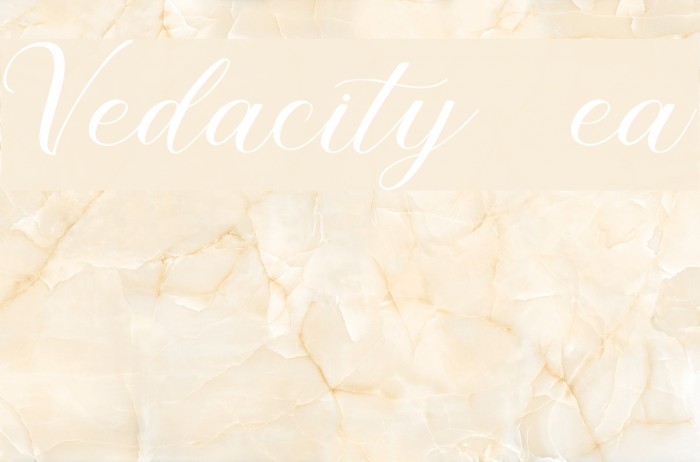 Vedacity DEMO Regular Font examples